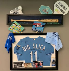RDM's collection of Big Slick memorabilia.